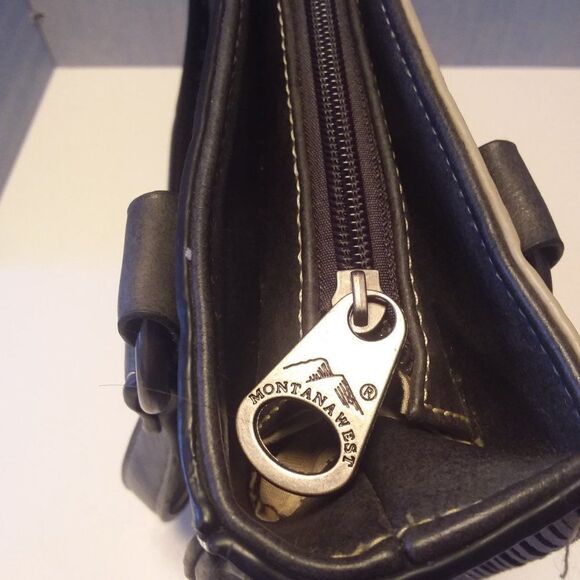 Montana West Black and Gray Shoulder Bag - Picture 9 of 15